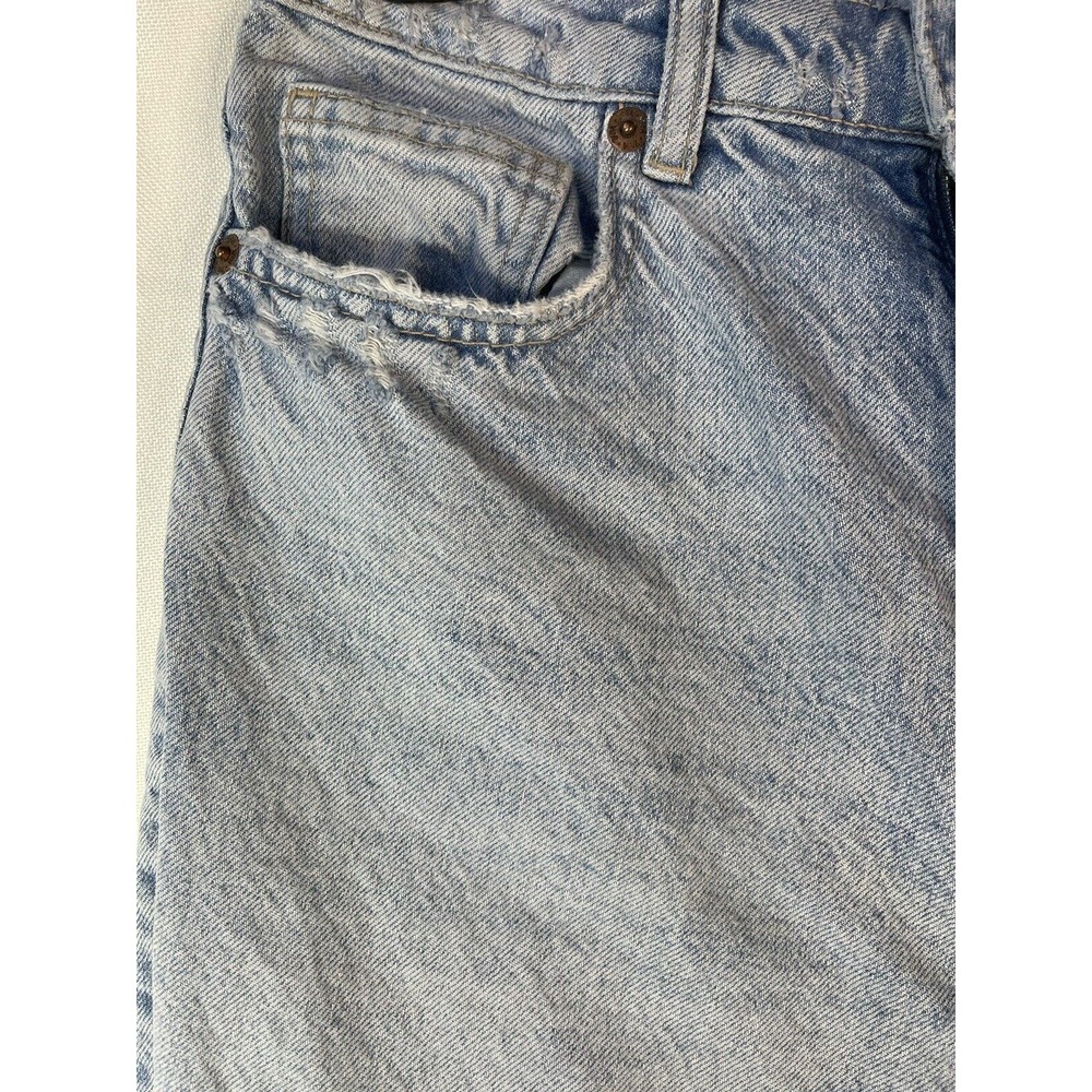 Zara high waisted ripped wide leg baggy jeans size 8 90s - Picture 6 of 7